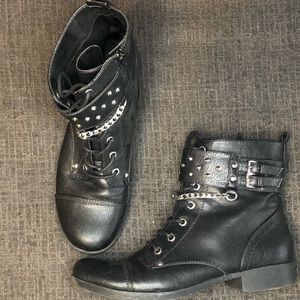 Guess Studded Moto Boots